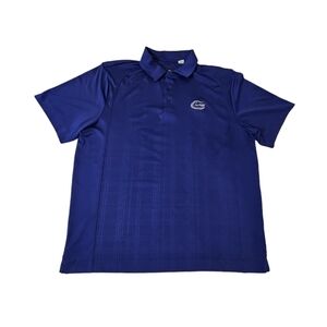 Florida Gators Cutter & Buck NCAA Blue Casual Golf Polo Shirt Men's Size Large